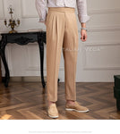 Beige Classic Buttoned Gurkha Pants by Italian Vega®
