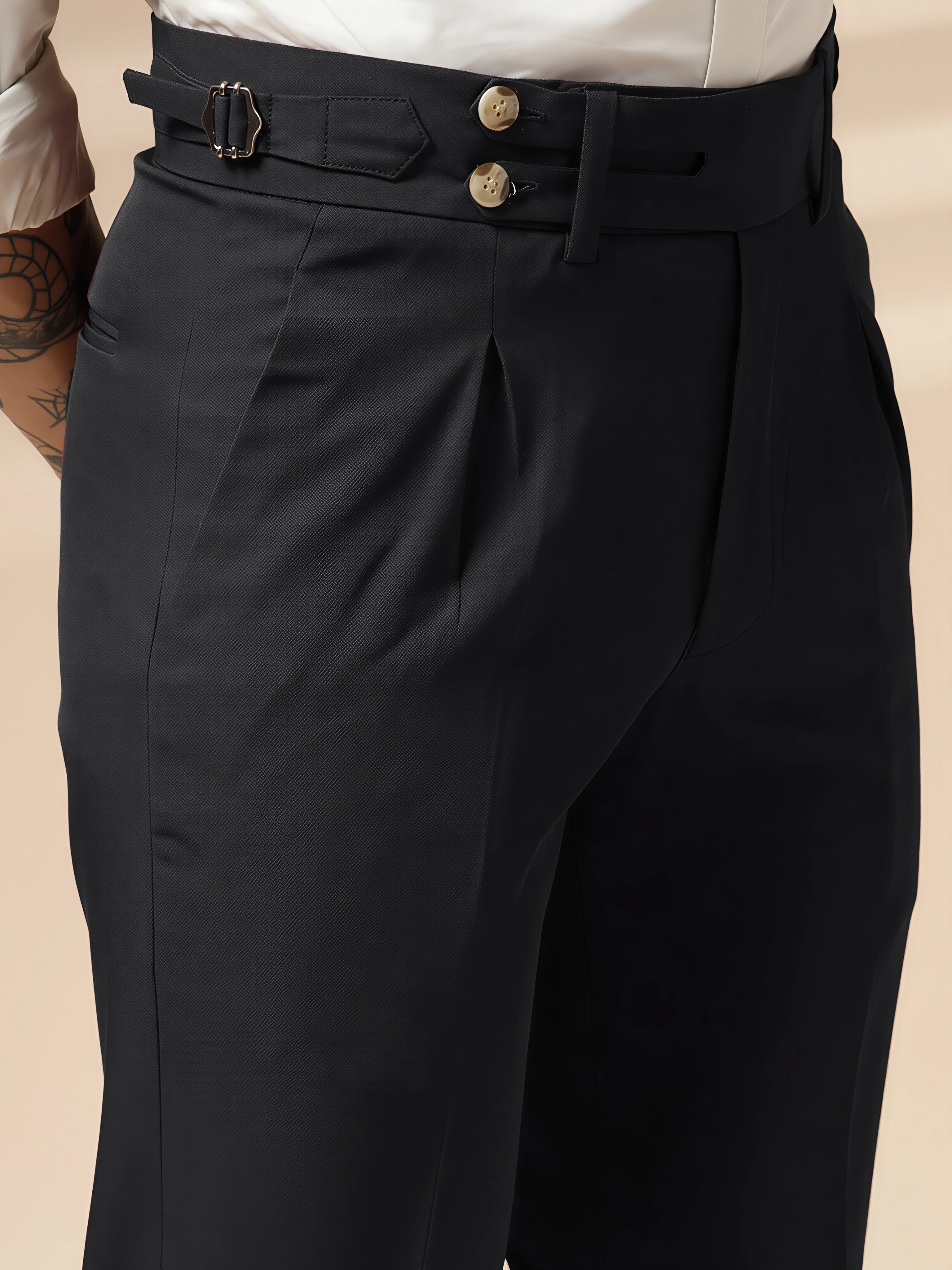 Double Buttoned Gurkha Pants by ITALIAN VEGA®