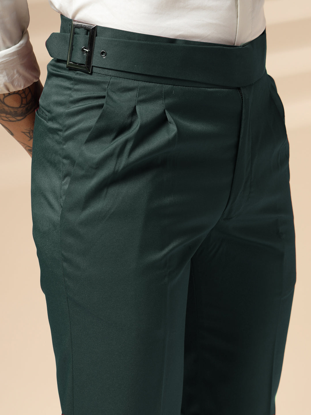 Classic Buckle Gurkha Pants by ITALIAN VEGA®