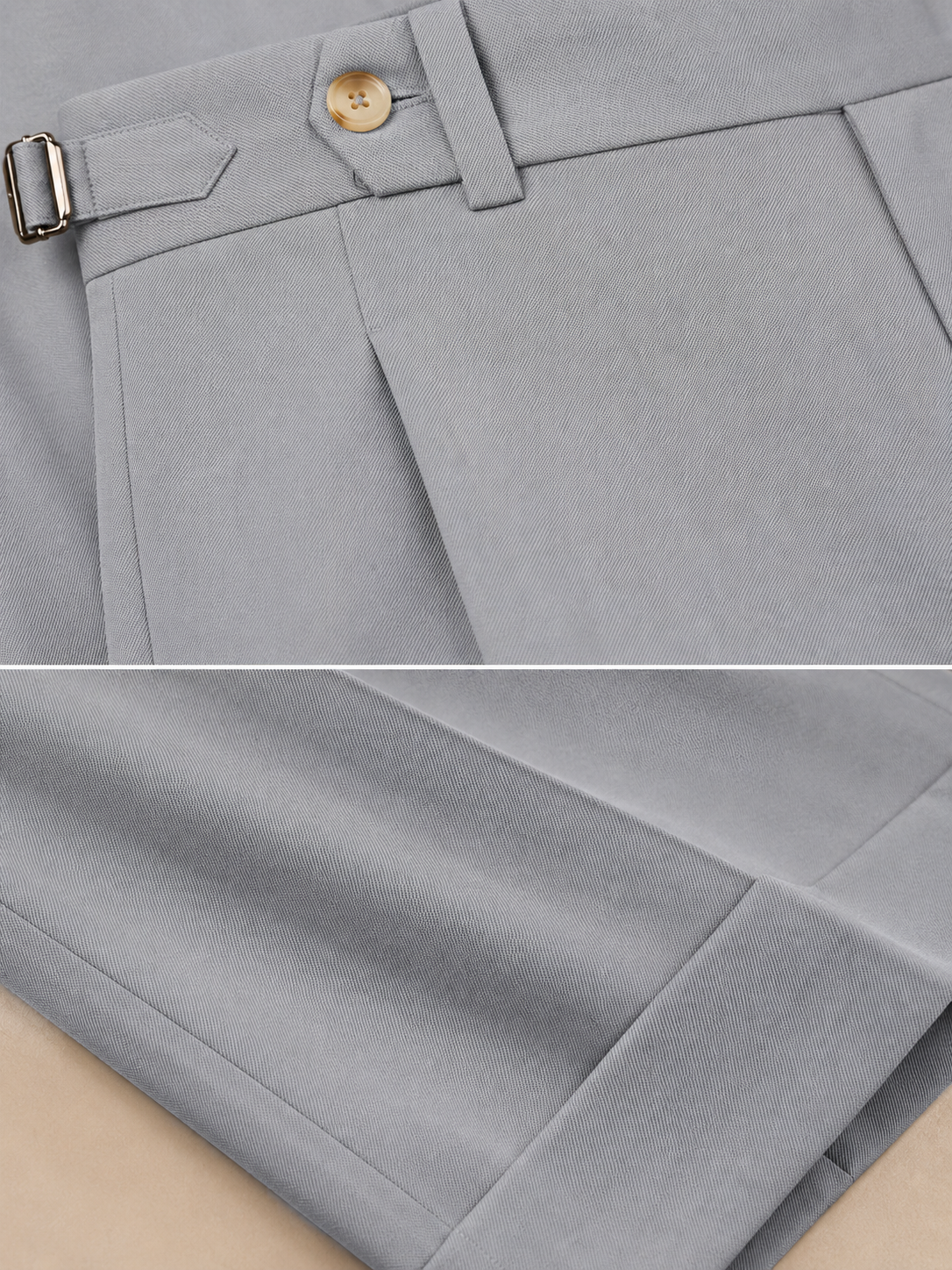 Ash Grey Double Breasted 2 Piece Suit by Italian Vega®