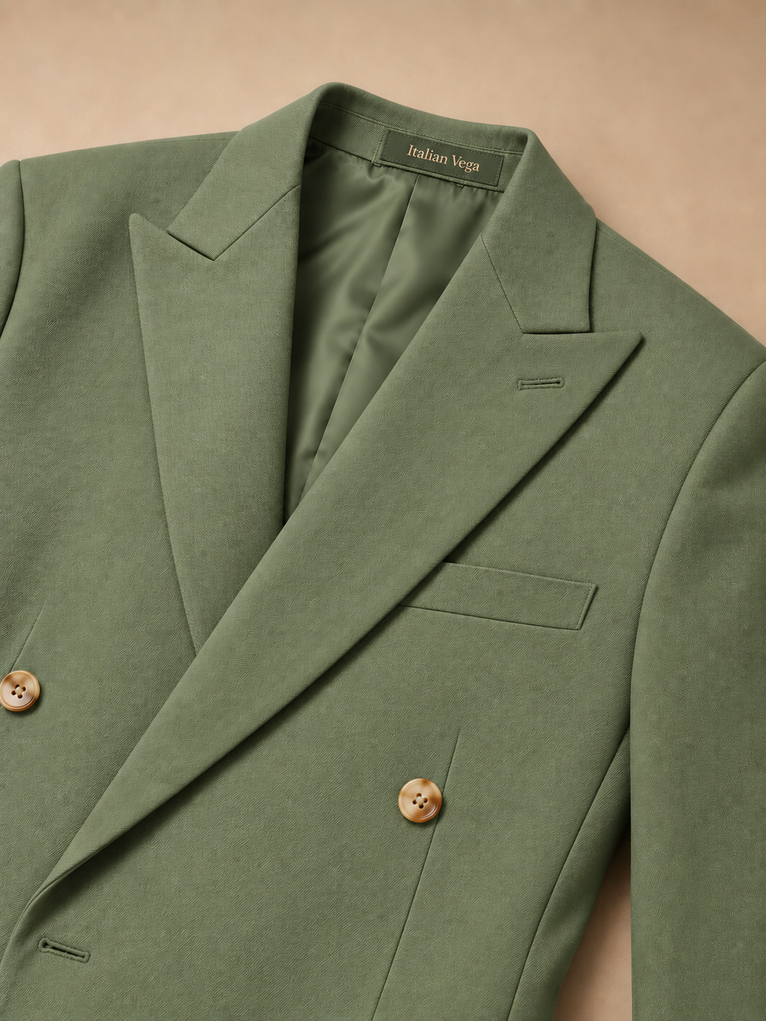 Pebble Double Breasted 2 Piece Suit by Italian Vega®