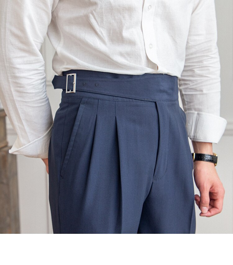 Classic Buckle Gurkha Pants by Italian Vega™