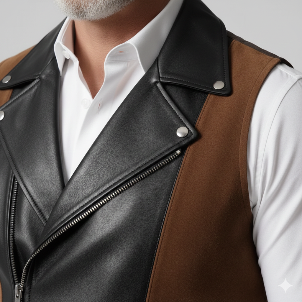 Signature Hybrid Suede Vest by Italian Vega®