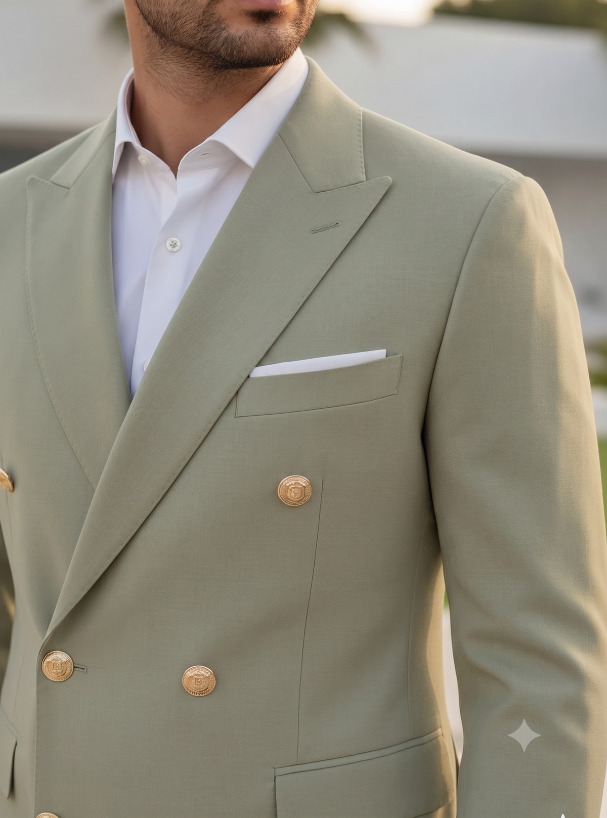 Lime Double Breasted One Piece Blazer by Italian Vega