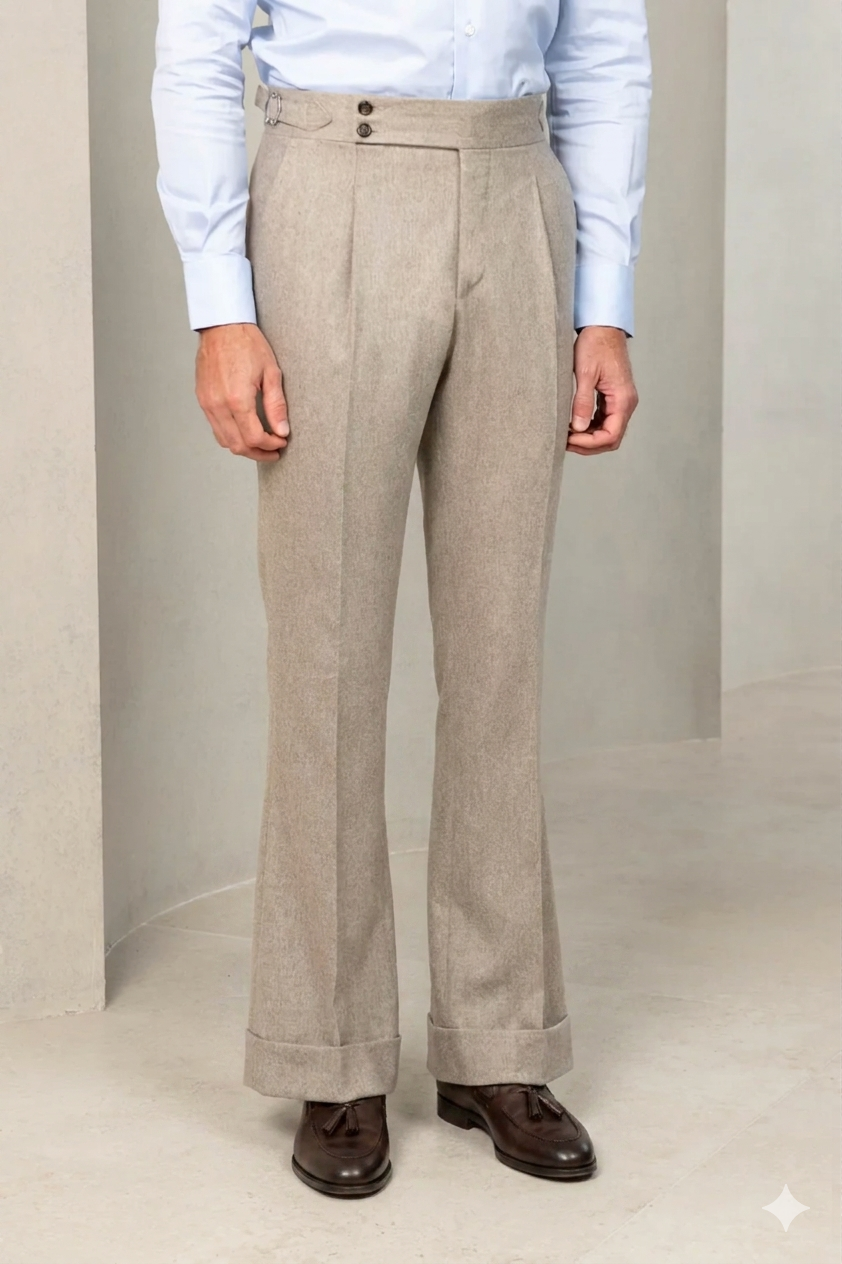 Signature Flannel Gurkha Pants by ITALIAN VEGA®