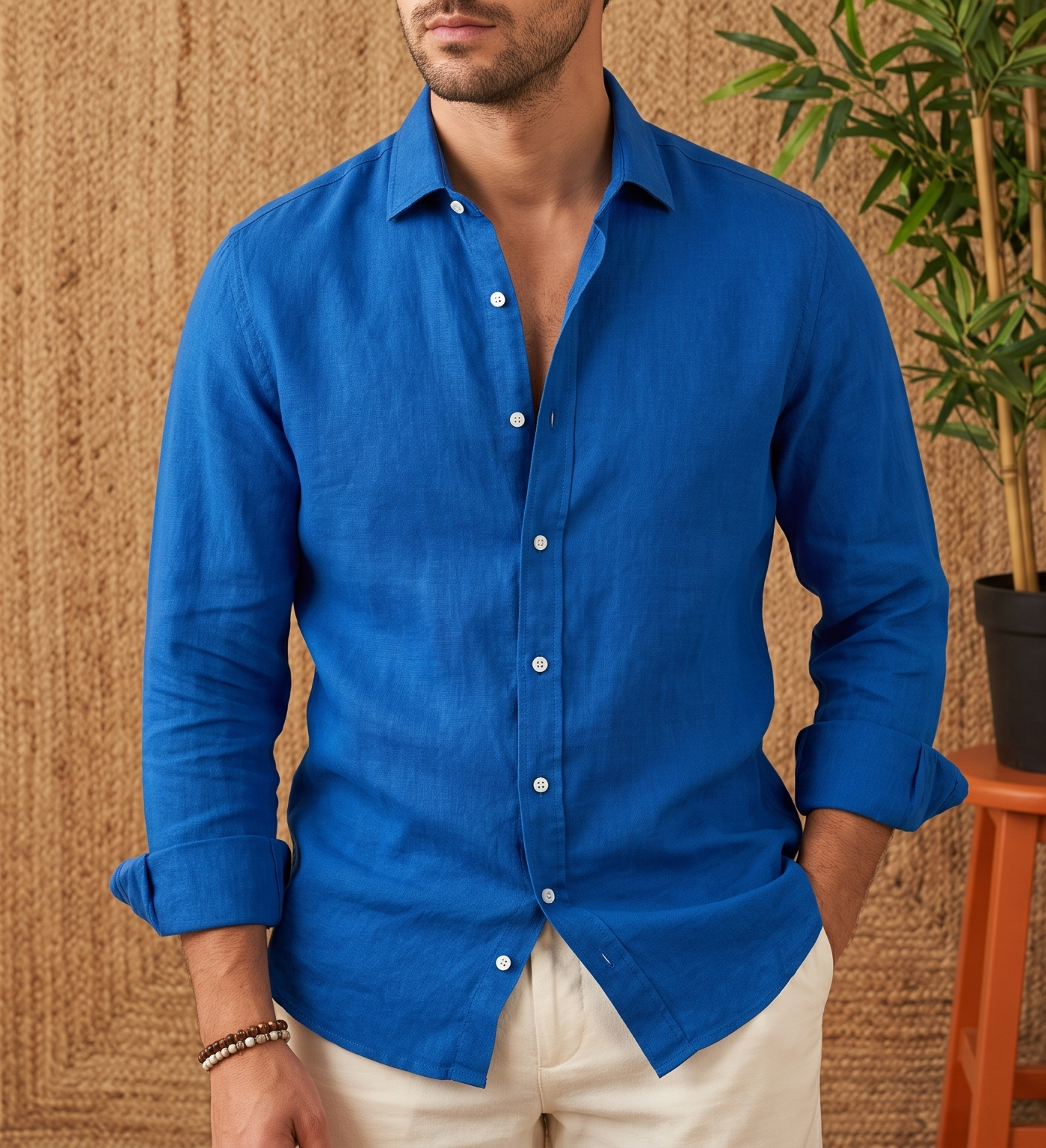 Cannes 120 Lea Premium Linen Shirt – Italian Vega®