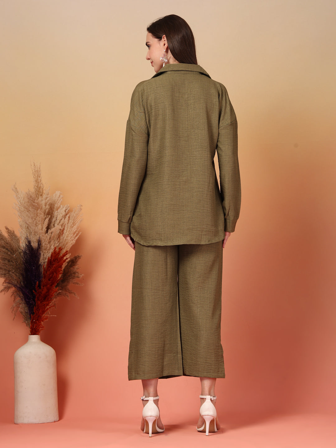 Sahara Forest Olive Co-ord Set by Italian Vega