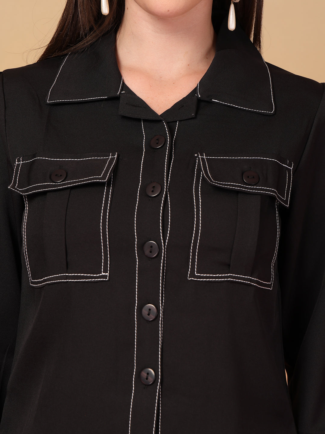 Riviera Caviar Black Co-ord Set by Italian Vega