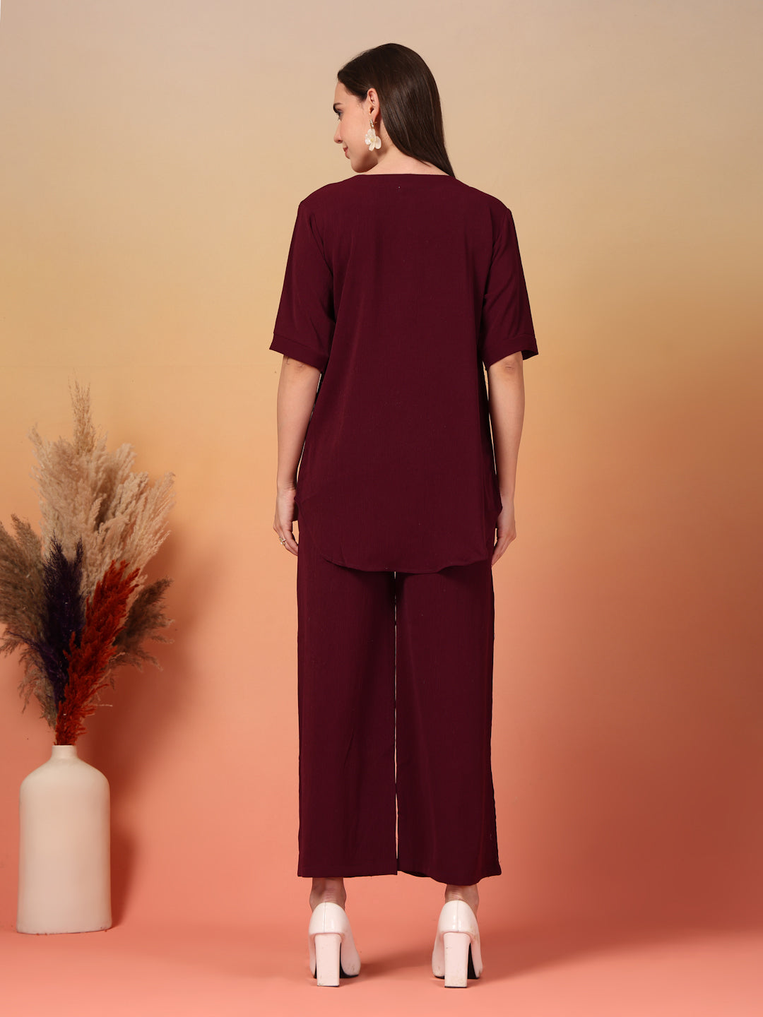 Vintage Cherrywood Co-ord Set by Italian Vega