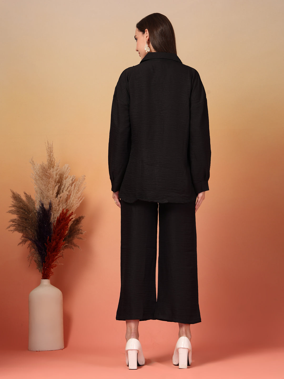 Sahara Coal Black Co-ord Set by Italian Vega