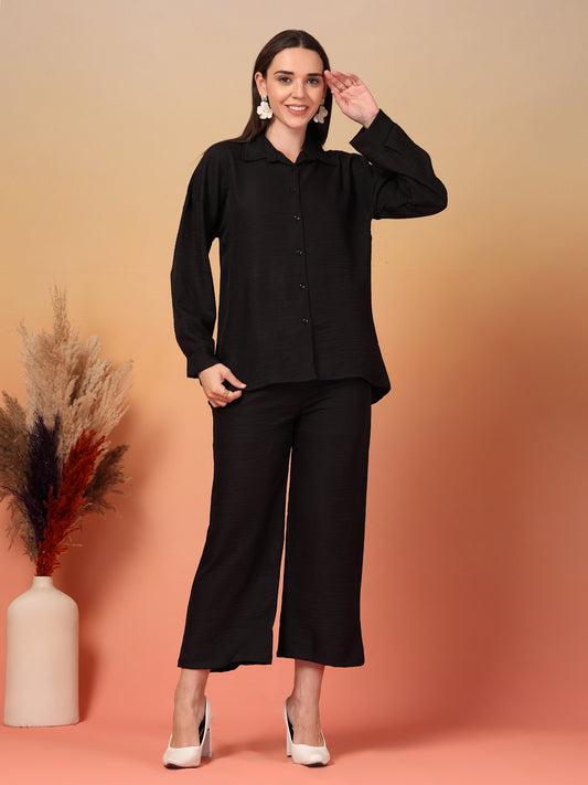 Sahara Coal Black Co-ord Set by Italian Vega