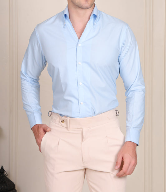 Powder Blue One Piece Collar Shirt by Italian Vega®