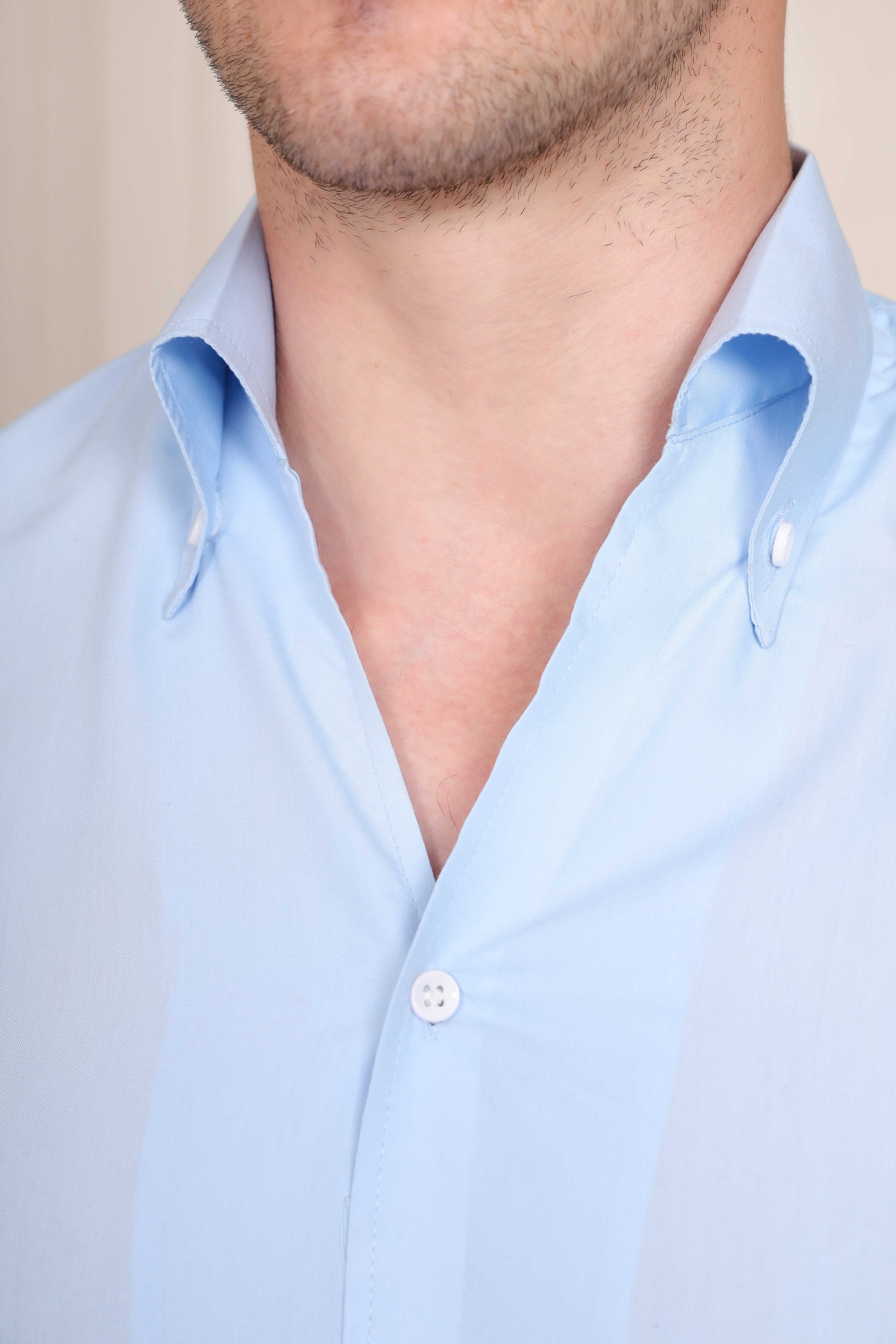 Powder Blue One Piece Collar Shirt by Italian Vega®