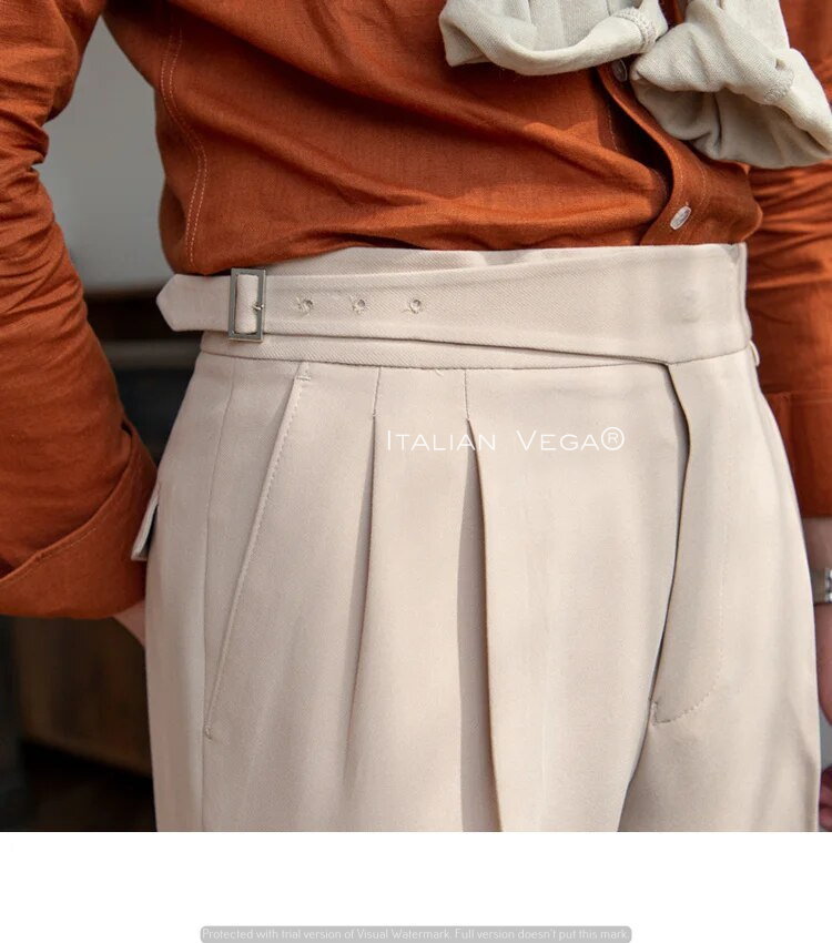 Classic Buckle Gurkha Pants by ITALIAN VEGA®