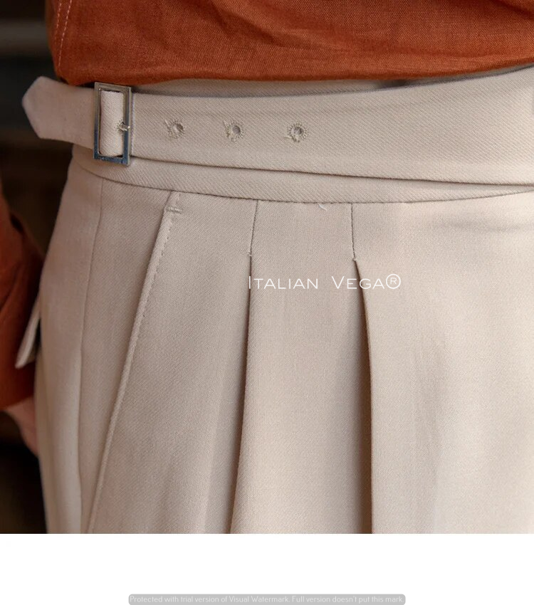 Classic Buckle Gurkha Pants by ITALIAN VEGA®