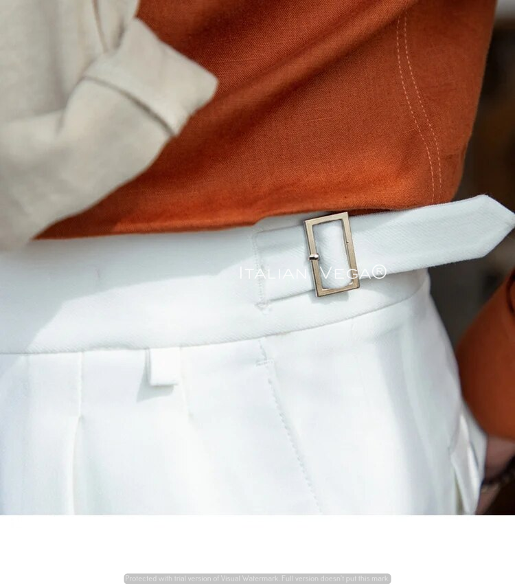 Classic Buckle Gurkha Pants by ITALIAN VEGA®