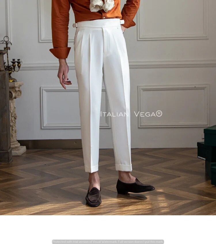Classic Buckle Gurkha Pants by ITALIAN VEGA®