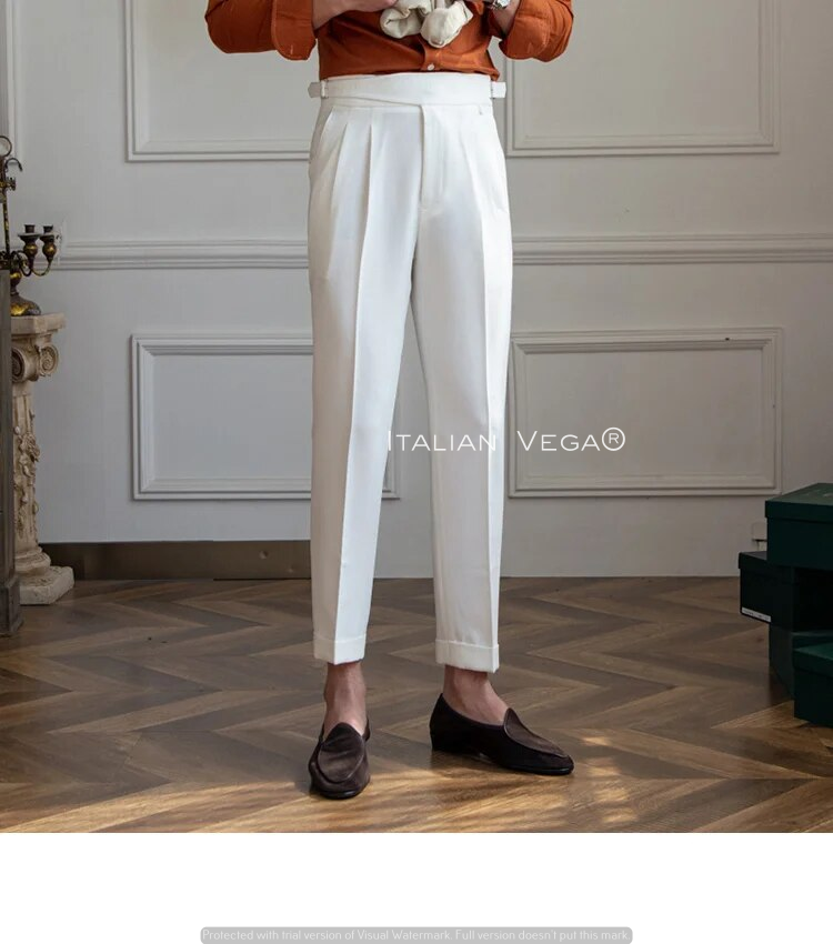 Classic Buckle Gurkha Pants by ITALIAN VEGA®