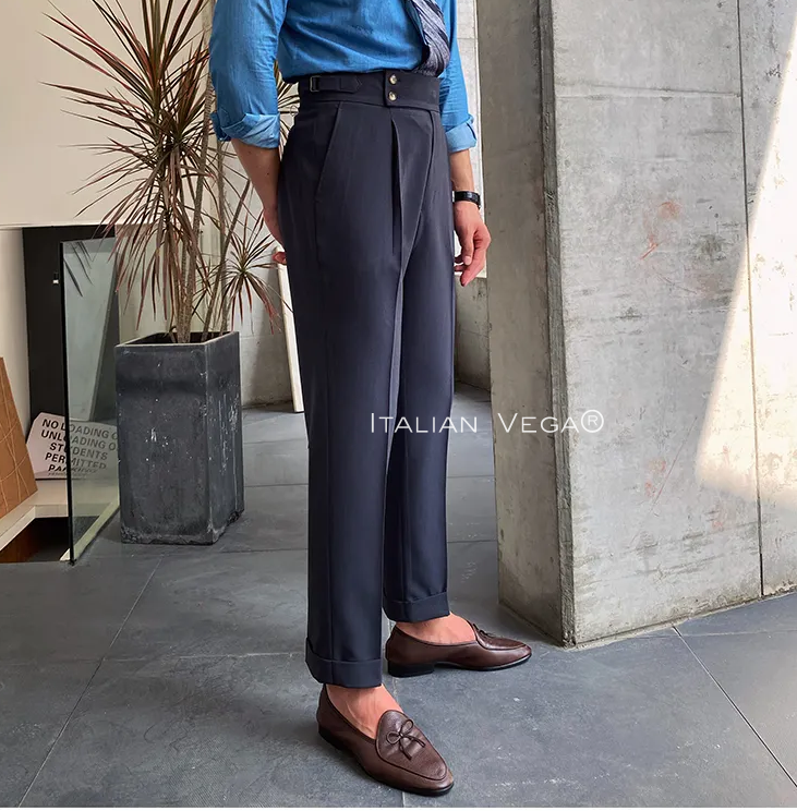 Signature Buttoned Gurkha Pants By Italian Vega™