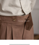 Italian Khakhi Signature Gurkha Pants by Italian Vega®