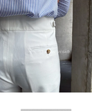 Signature Buttoned Gurkha Pants By Italian Vega™