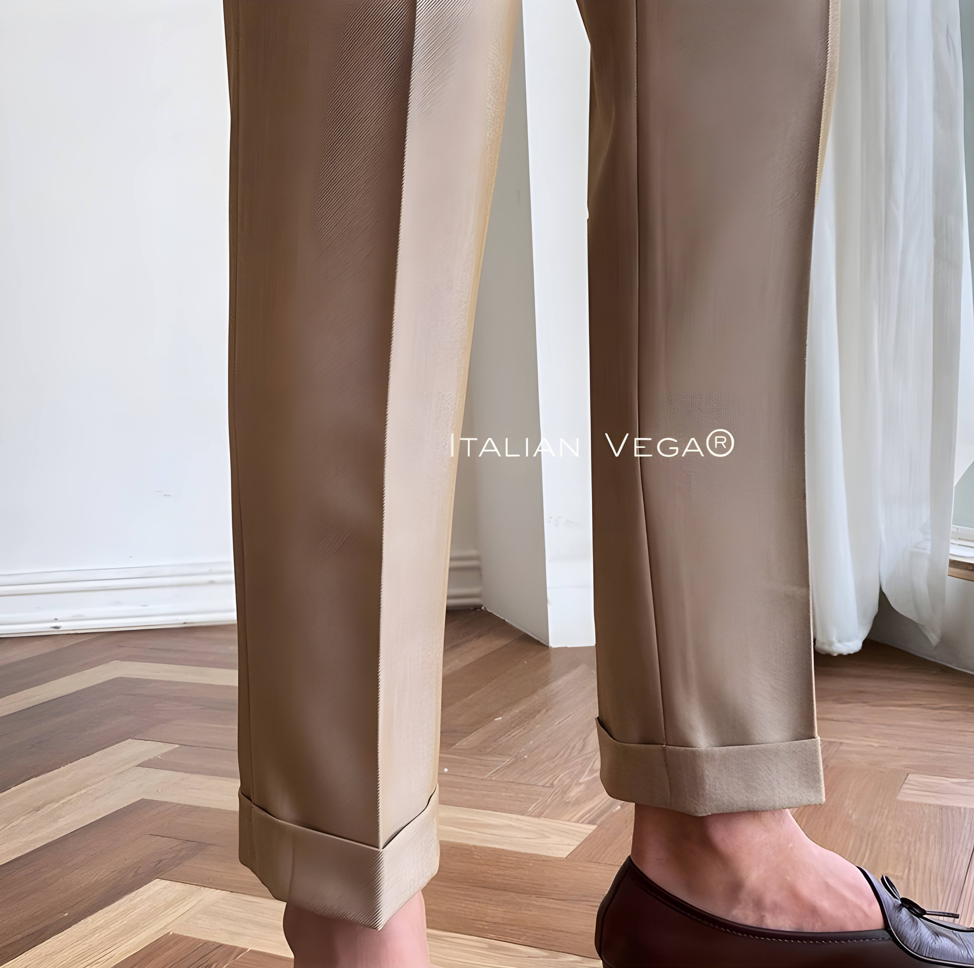 Camel Signature Flap Gurkha Pants by ITALIAN VEGA®