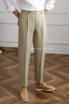 Lime Men Pleated Trouser by Italian Vega®