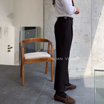 Black Italian Elegant Gurkha Trousers by Italian Vega®