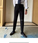 Charcoal Black Men Formal Pants by Italian Vega®