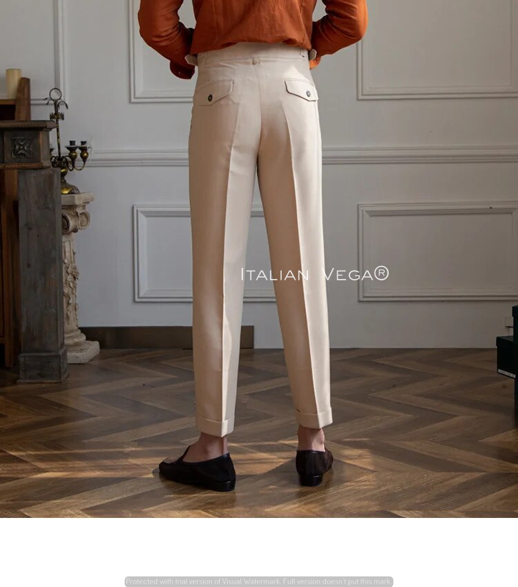 Classic Buckle Gurkha Pants by ITALIAN VEGA®