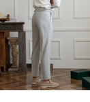 Ash Grey Classic Buckle Gurkha Pants by Italian Vega®