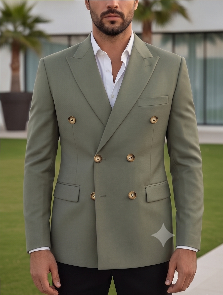 Pebble Double Breasted Blazer by Italian Vega®