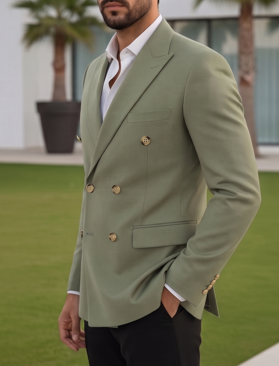 Pebble Double Breasted Blazer by Italian Vega®