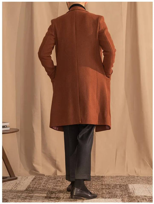 Kingsman Brown Double Breasted Coat by Italian Vega®