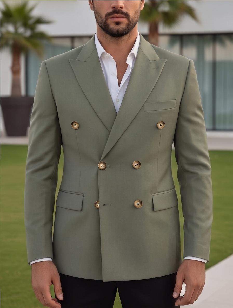 Pebble Double Breasted Blazer by Italian Vega®