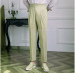 Lime Classic Buttoned Gurkha Pants by Italian Vega®
