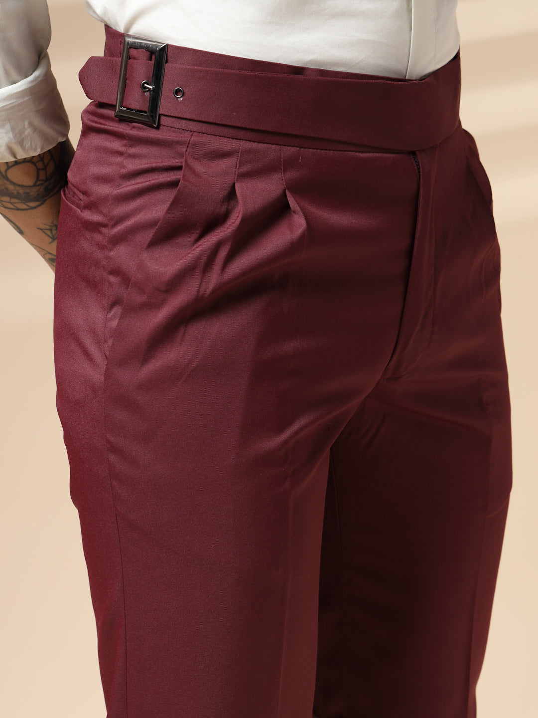 Classic Buckle Gurkha Pants by ITALIAN VEGA®