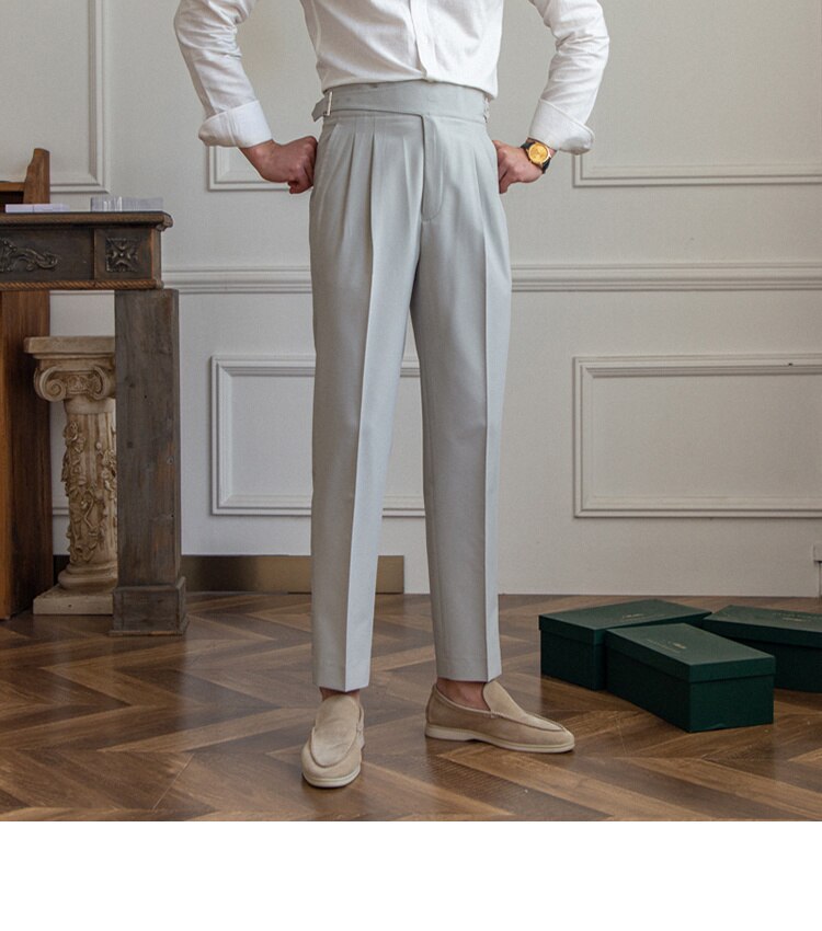 Classic Buckle Gurkha Pants by ITALIAN VEGA®