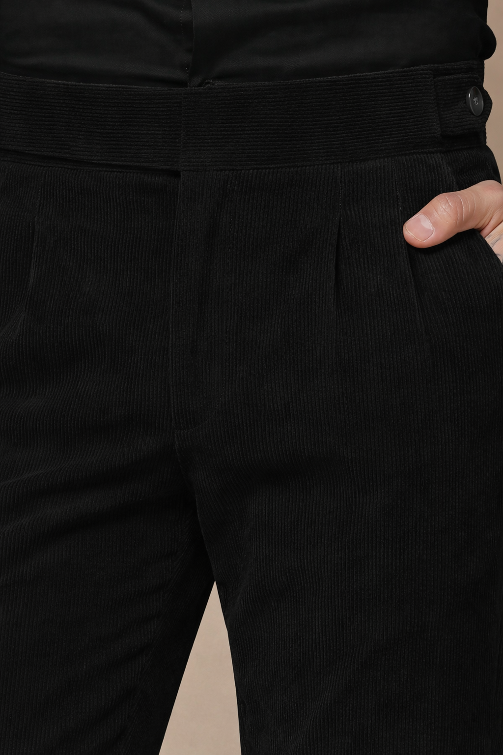 black boot cut formal pants