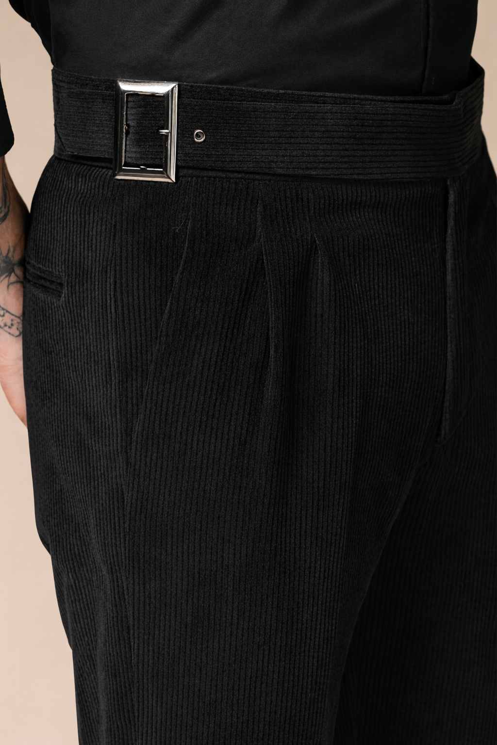 high waist formal trousers
