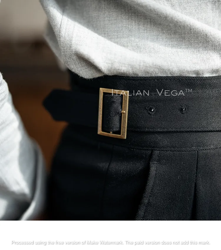 Classic Buckle Gurkha Pants by ITALIAN VEGA®