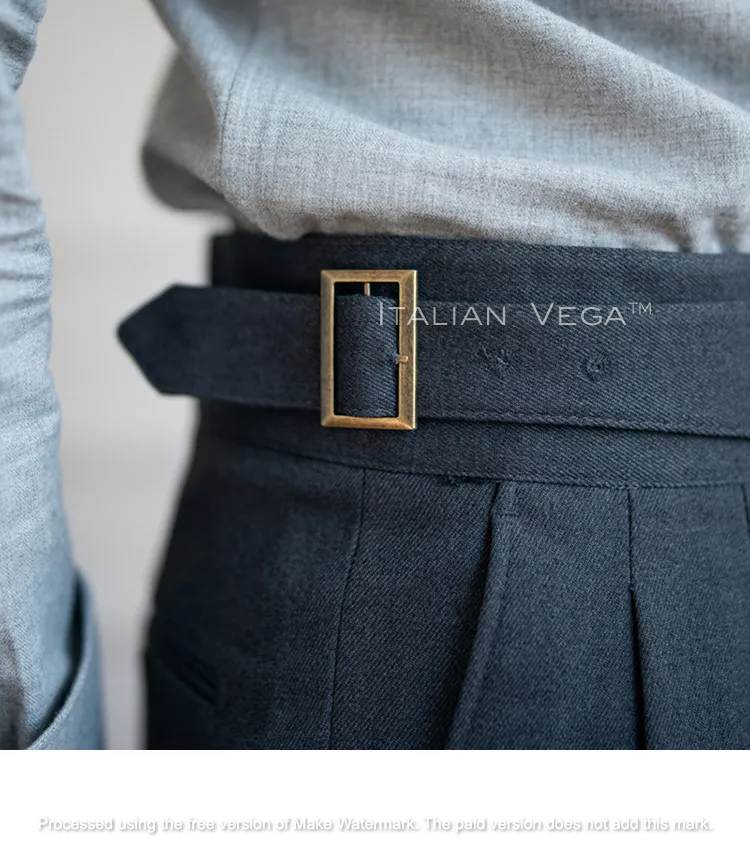 Classic Buckle Gurkha Pants by ITALIAN VEGA®