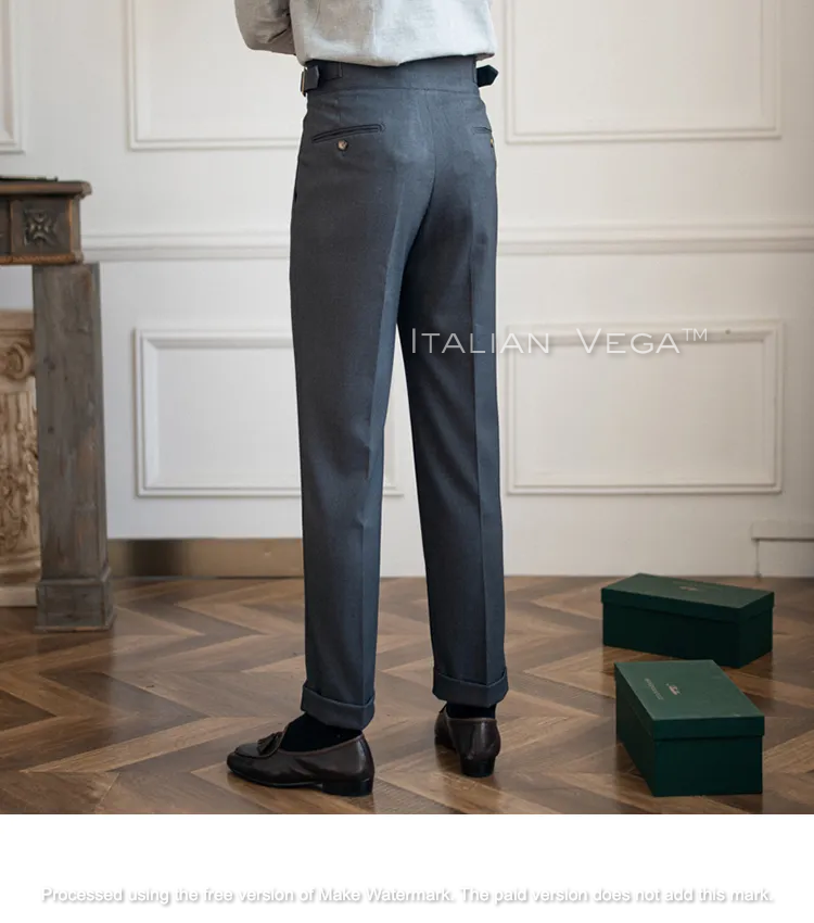 Classic Buckle Gurkha Pants by ITALIAN VEGA®