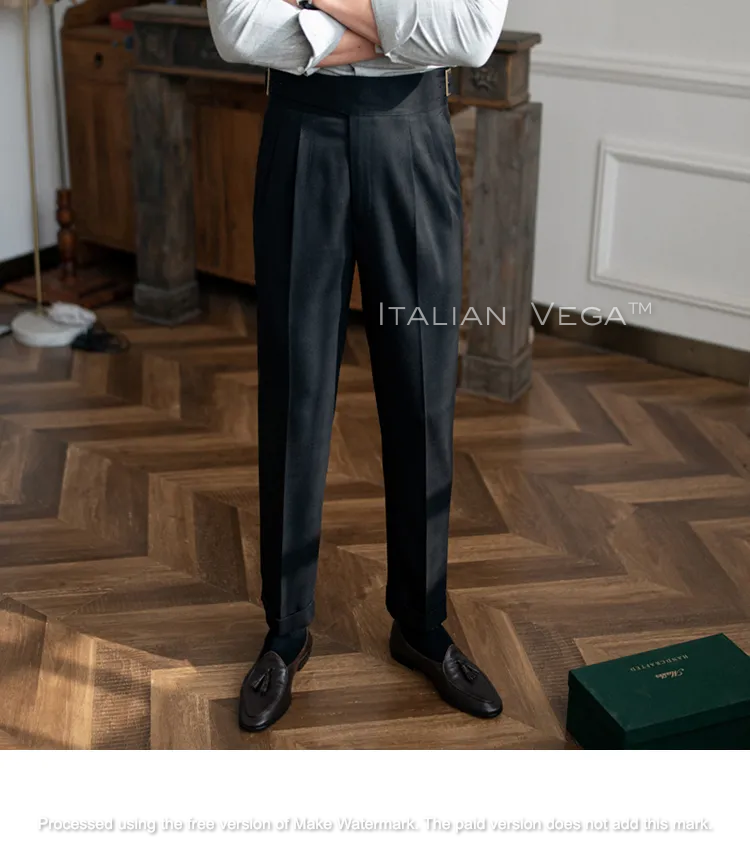 Classic Buckle Gurkha Pants by ITALIAN VEGA®