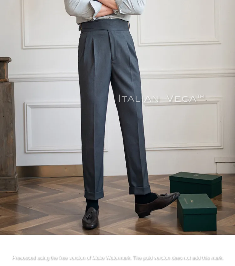 Classic Buckle Gurkha Pants by ITALIAN VEGA®