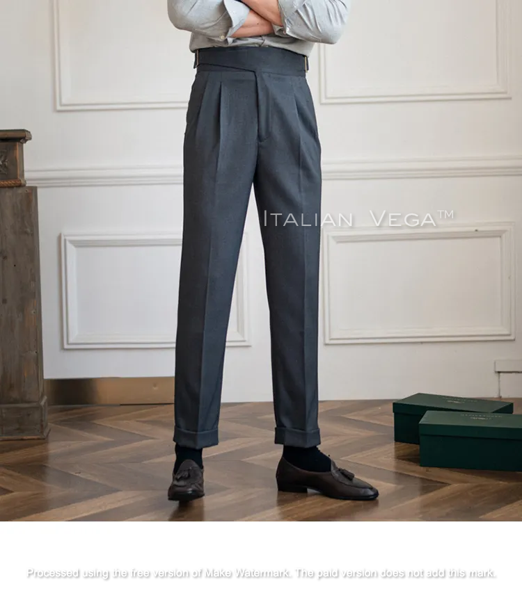 Classic Buckle Gurkha Pants by Italian Vega™