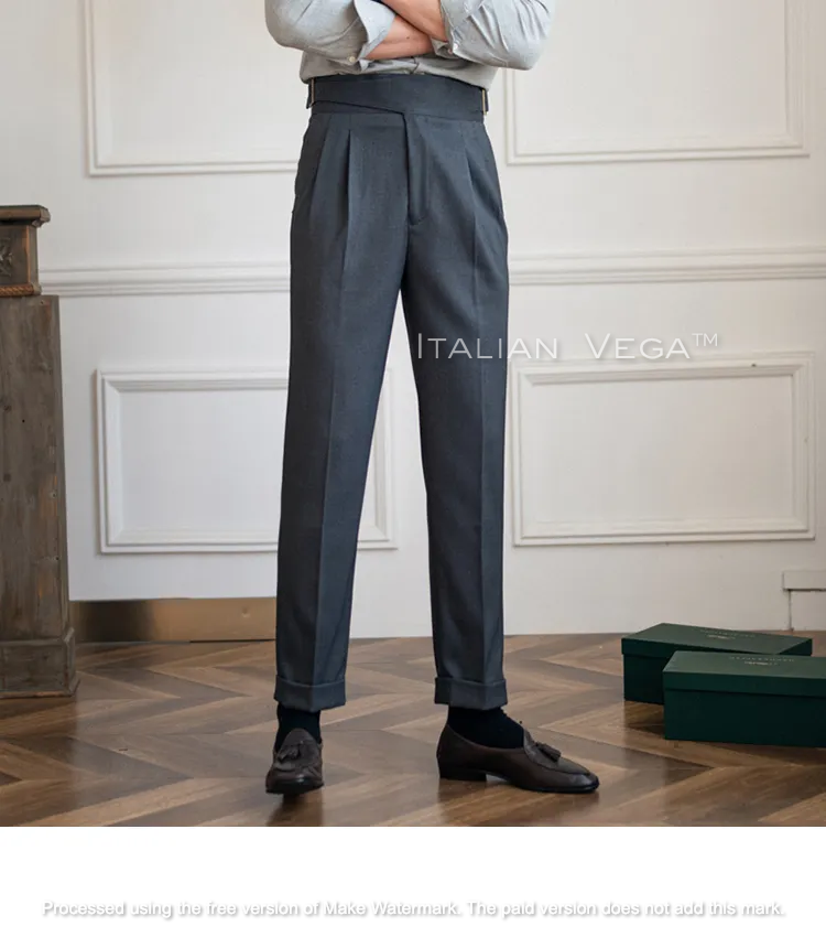 Classic Buckle Gurkha Pants by ITALIAN VEGA®