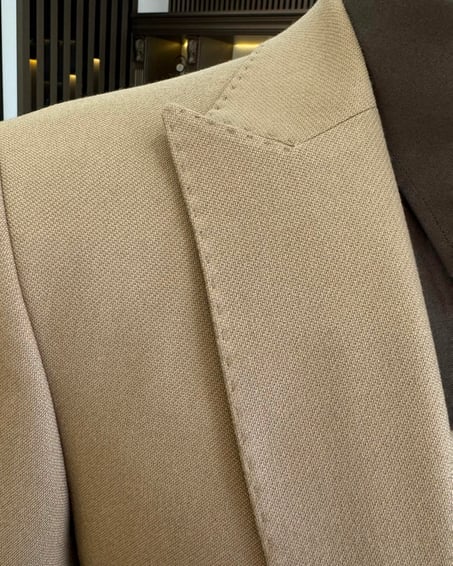 Tan Single Breasted 3 Piece Suit by Italian Vega®