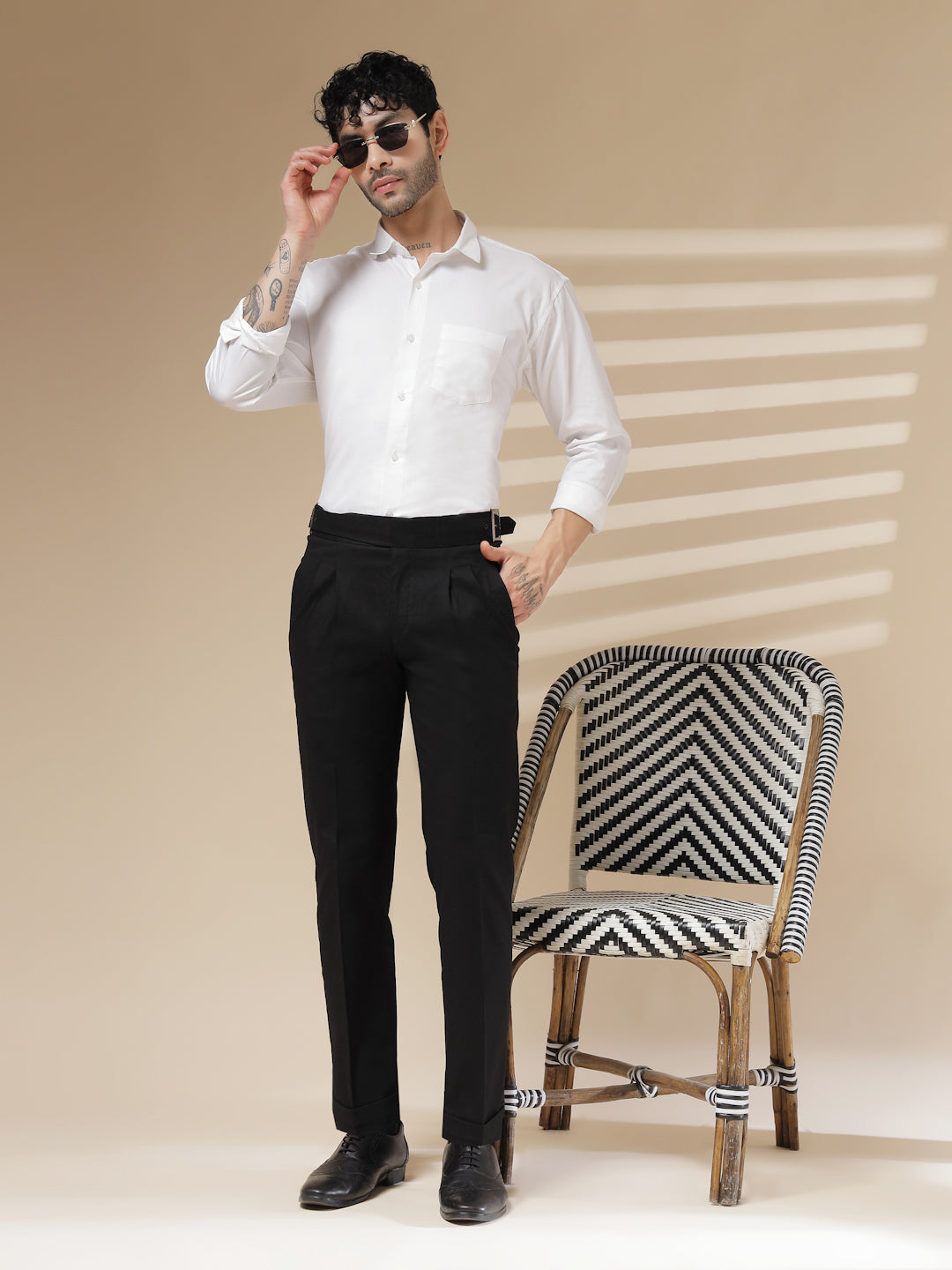 linen formal trousers
boot cut formal pants