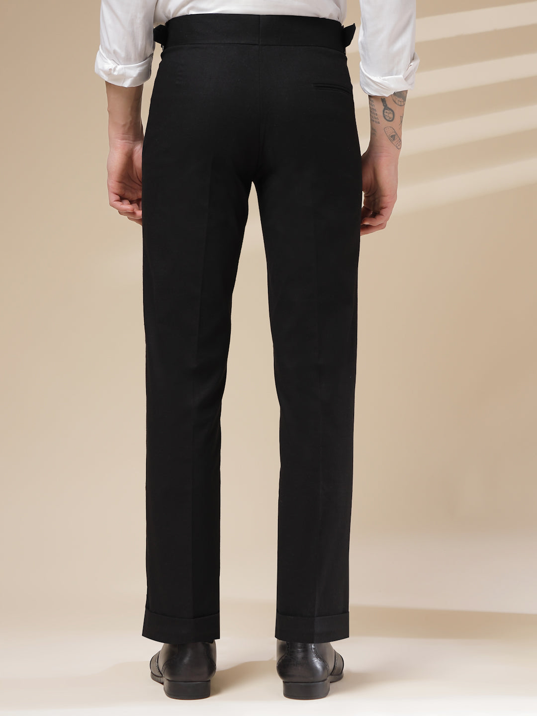 linen formal trousers
boot cut formal pants